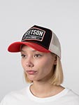 Бейсболка STETSON арт. 7751107 TRUCKER CAP GASOLINE (черный / оранжевый)
